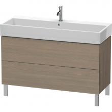 Duravit LC677903535 - L-Cube Two Drawer Floorstanding Vanity Unit Oak Terra