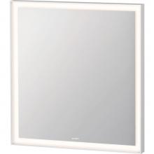Duravit LC7380000006000 - Duravit L-Cube Sensor Control LED Mirror in Aluminum, 3500K