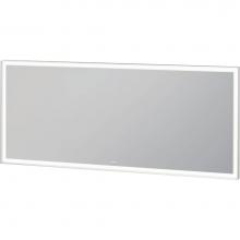 Duravit LC7385000006100 - Duravit L-Cube Sensor Control LED Mirror in Aluminum, 3500K