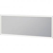 Duravit LC7386000006100 - Duravit L-Cube Sensor Control LED Mirror in Aluminum, 3500K