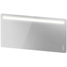 Duravit LU9660000006000 - Duravit Luv Icons Control LED Mirror in Aluminum, 2700K - 6500K