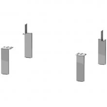 Duravit UV999400000 - Duravit Accent Leg in Chrome, Includes Four Legs