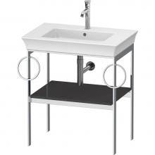 Duravit WT4546BH1H1 - Duravit White Tulip 26 7/8'' x 17 3/4'' Console in High Gloss Graphite