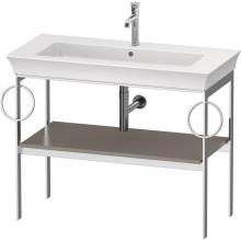 Duravit WT4547B9292 - Duravit White Tulip 38 3/4'' x 17 3/4'' Console in Satin Matte Stone Gray