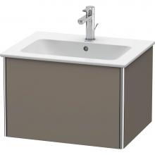 Duravit XS407109090 - Duravit XSquare Vanity Unit Wall-Mounted  Flannel Gray Satin Matte