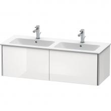 Duravit XS407508585 - Duravit XSquare Two Drawer Wall-Mount Vanity Unit White