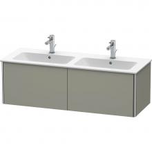 Duravit XS407509292 - Duravit XSquare Two Drawer Wall-Mount Vanity Unit Stone Gray