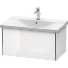 Duravit XS408102222 - Duravit XSquare Vanity Unit Wall-Mounted  White High Gloss