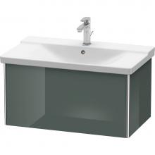 Duravit XS408103838 - Duravit XSquare Vanity Unit Wall-Mounted  Dolomiti Gray High Gloss
