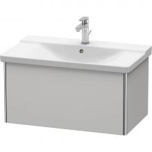Duravit XS408103939 - Duravit XSquare Vanity Unit Wall-Mounted  Nordic White Satin Matte