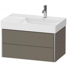 Duravit XS416909090 - Duravit XSquare Vanity Unit Wall-Mounted  Flannel Gray Satin Matte