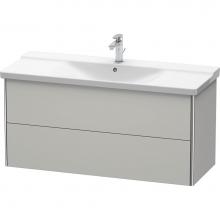 Duravit XS418300707 - Duravit XSquare Vanity Unit Wall-Mounted  Concrete Gray Matte
