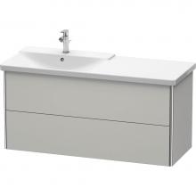 Duravit XS418600707 - Duravit XSquare Vanity Unit Wall-Mounted  Concrete Gray Matte