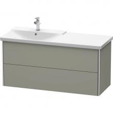 Duravit XS418609292 - Duravit XSquare Vanity Unit Wall-Mounted  Stone Gray Satin Matte