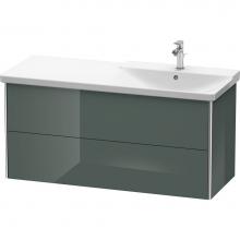 Duravit XS418903838 - Duravit XSquare Vanity Unit Wall-Mounted  Dolomiti Gray High Gloss