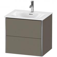 Duravit XS432209090 - Duravit XSquare Vanity Unit Wall-Mounted  Flannel Gray Satin Matte