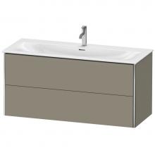 Duravit XS432609292 - Duravit XSquare Two Drawer Wall-Mount Vanity Unit Stone Gray
