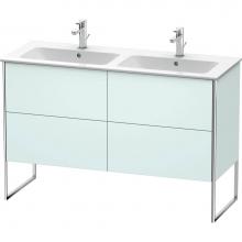 Duravit XS444900909 - Duravit XSquare Floor Standing Vanity Unit  Light Blue Matte