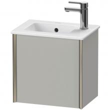 Duravit XV4024LB107 - Duravit XViu One Door Wall-Mount Vanity Unit Concrete Gray
