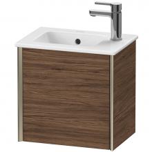 Duravit XV4024LB121 - Duravit XViu One Door Wall-Mount Vanity Unit Walnut Dark