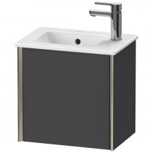 Duravit XV4024LB149 - Duravit XViu One Door Wall-Mount Vanity Unit Graphite
