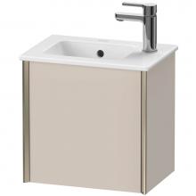 Duravit XV4024LB191 - Duravit XViu One Door Wall-Mount Vanity Unit Taupe