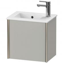Duravit XV4024RB107 - Duravit XViu One Door Wall-Mount Vanity Unit Concrete Gray