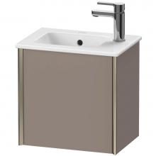 Duravit XV4024RB143 - Duravit XViu One Door Wall-Mount Vanity Unit Basalt