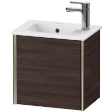 Duravit XV4024RB153 - Duravit XViu One Door Wall-Mount Vanity Unit Chestnut Dark