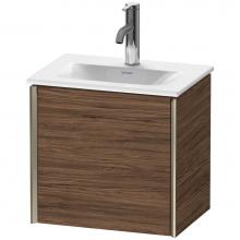 Duravit XV4030LB121 - Duravit XViu One Door Wall-Mount Vanity Unit Walnut Dark