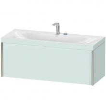 Duravit XV4612EB109C - Duravit XViu One Drawer C-Bonded Wall-Mount Vanity Kit Light Blue