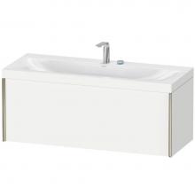 Duravit XV4612EB118C - Duravit XViu One Drawer C-Bonded Wall-Mount Vanity Kit White