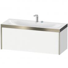 Duravit XV4612EB118P - Duravit XViu One Drawer C-Bonded Wall-Mount Vanity Kit White
