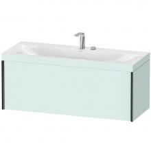 Duravit XV4612EB209C - Duravit XViu One Drawer C-Bonded Wall-Mount Vanity Kit Light Blue