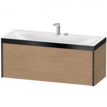 Duravit XV4612EB252P - Duravit XViu One Drawer C-Bonded Wall-Mount Vanity Kit European Oak
