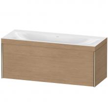 Duravit XV4612NB152C - Duravit XViu One Drawer C-Bonded Wall-Mount Vanity Kit European Oak