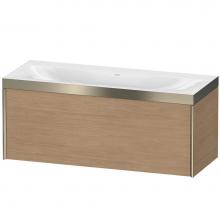 Duravit XV4612NB152P - Duravit XViu One Drawer C-Bonded Wall-Mount Vanity Kit European Oak