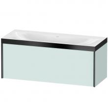 Duravit XV4612NB209P - Duravit XViu One Drawer C-Bonded Wall-Mount Vanity Kit Light Blue