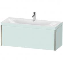 Duravit XV4612OB109C - Duravit XViu One Drawer C-Bonded Wall-Mount Vanity Kit Light Blue