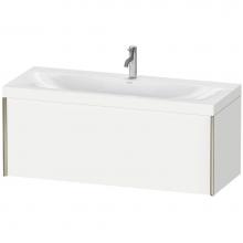 Duravit XV4612OB118C - Duravit XViu One Drawer C-Bonded Wall-Mount Vanity Kit White