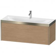 Duravit XV4612OB152P - Duravit XViu One Drawer C-Bonded Wall-Mount Vanity Kit European Oak