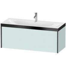 Duravit XV4612OB209P - Duravit XViu One Drawer C-Bonded Wall-Mount Vanity Kit Light Blue