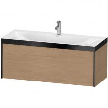 Duravit XV4612OB252P - Duravit XViu One Drawer C-Bonded Wall-Mount Vanity Kit European Oak
