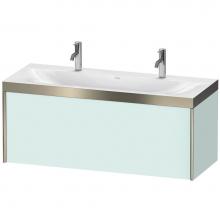 Duravit XV4613OB109P - Duravit XViu One Drawer C-Bonded Wall-Mount Vanity Kit Light Blue