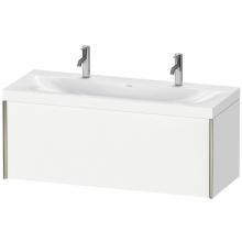 Duravit XV4613OB118C - Duravit XViu One Drawer C-Bonded Wall-Mount Vanity Kit White