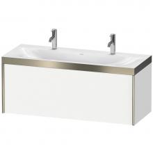 Duravit XV4613OB118P - Duravit XViu One Drawer C-Bonded Wall-Mount Vanity Kit White