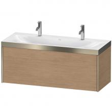 Duravit XV4613OB152P - Duravit XViu One Drawer C-Bonded Wall-Mount Vanity Kit European Oak