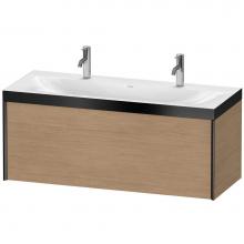 Duravit XV4613OB252P - Duravit XViu One Drawer C-Bonded Wall-Mount Vanity Kit European Oak
