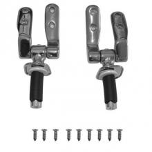 Duravit 0061081000 - Hinges (Pair) for Toilet Seat and Cover 1930 Chrome