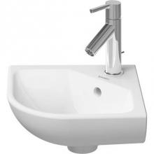 Duravit 07224332001 - ME by Starck Corner Sink White with WonderGliss